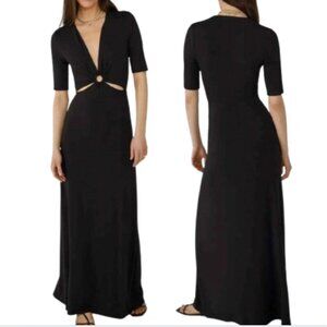 Favorite Daughter The Center Of Attention Maxi Dress in Black Size M - NWOT